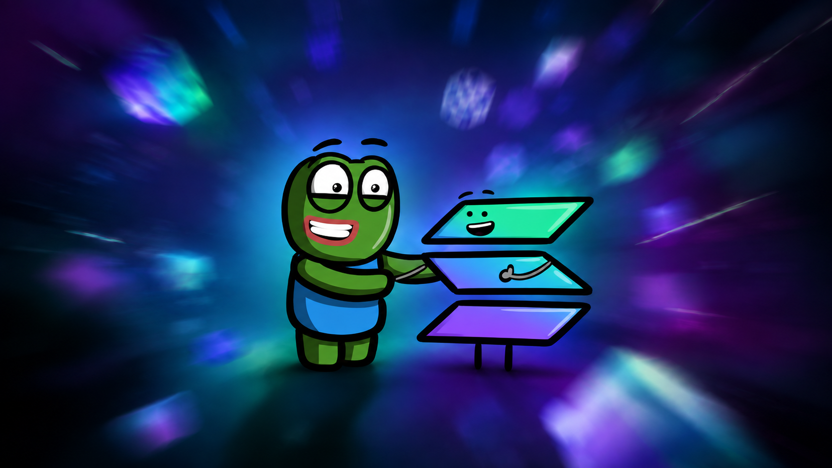 Solana mascot/The Coinformer